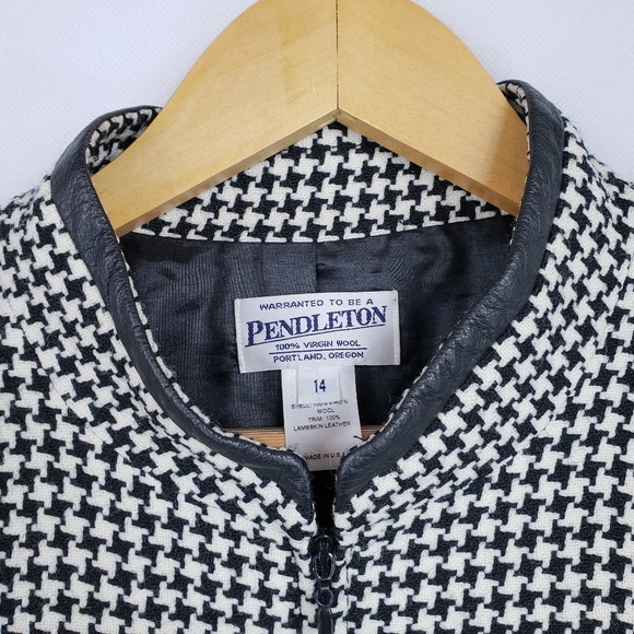 PENDLETON Virgin Wool Lambskin Jacket - Picture 5 of 7